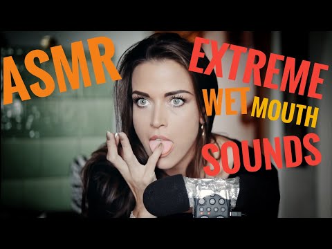 ASMR Gina Carla 👄 Ultimate WET Mouth Sounds! Slow&Fast!