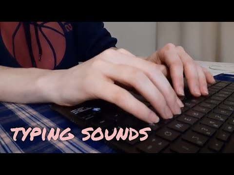 AMSR | Clicky keyboard typing for study and sleep (no talking)
