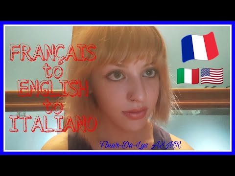 Lo-Fi ASMR 🇨🇵🇮🇹🇺🇲 | FRENCH 💙 TRIGGER WORDS and their meaning in ENGLISH ❤️ and ITALIAN 💚