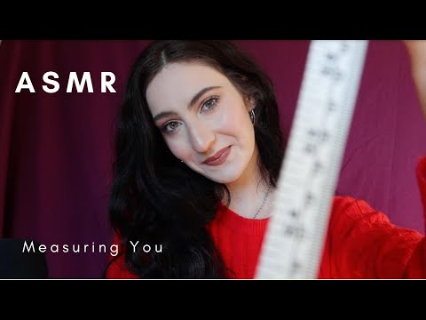 ASMR Measuring You +  Writing Sounds (Whispered Personal Attention)