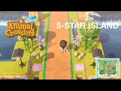 Play Animal Crossing with me! 5-star Island and house tour (soft spoken)