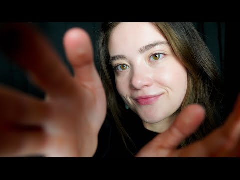 ASMR FEEL GOOD Affirmations For The BEST SLEEP! Face Touching, Hand Movements, Quiet Whispering
