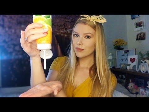 ASMR Hand Sounds w/ Lotion| Hand Movements, Personal Attention, Whispers|