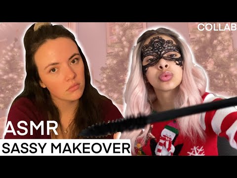 ASMR Sassy Makeover | Collab with ASMR-tist