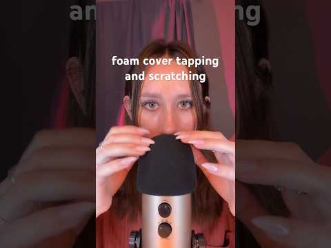 ASMR | foam cover tapping and scratching #asmr