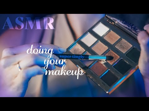 ASMR ~ Doing Your Makeup ~ Brushing, Super Real Layered Sounds, Personal Attention (no talking) [4K]