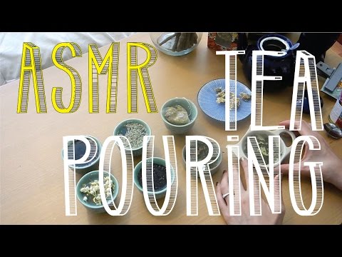 ASMR Pouring Tea Session | Tapping | Crinkly Sounds | Water Pouring | Whispering | LITTLE WATERMELON