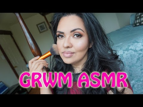 ASMR  Weird Lady GRWM Whispered Full Makeup Application to Relax