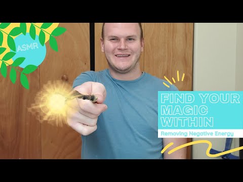 ASMR - Here to Help You Feel Better - Energy plucking, Positive Words, and Homemade Magic Wand