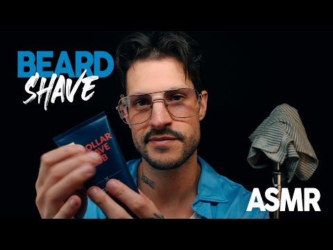 ASMR Realistic Beard Shave | Men's Barber Detailed Roleplay ASMR