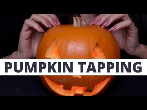 ASMR PUMPKIN TAPPING AND SCRATING