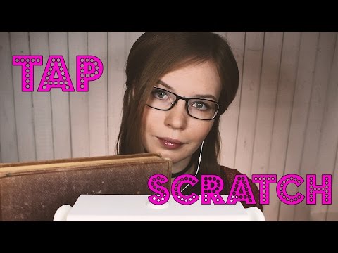 Tapping + Scratching on the Cover | Book from 19th Century | Whispered | Binaural HD ASMR