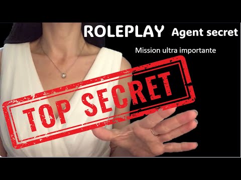 ASMR ROLEPLAY * Tu deviens agent secret et je te confie une mission importante