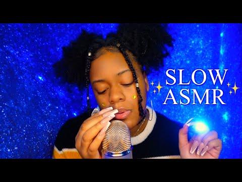 Slow & Gentle ASMR Triggers for Relaxation & Sleep ✨💙✨