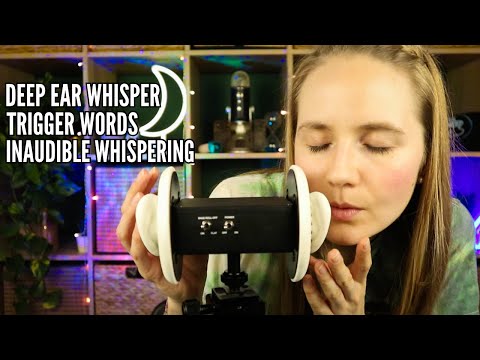 ASMR Close Up Whisper You Can FEEL + Inaudible Whisper + Trigger Words