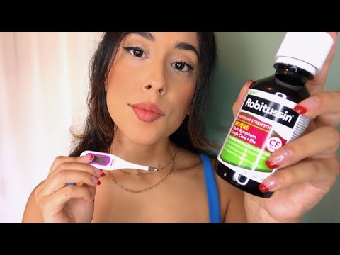 ASMR Mom Treats Your Fever 🤒 Roleplay (personal attention)