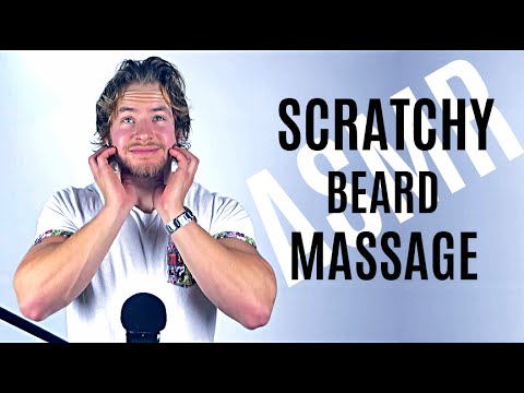 Scratchy Beard Massaging - ASMR Tutorial/Visual