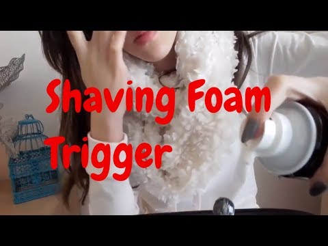 Shaving Foam In Ear NO TALK | ASMR