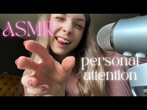 ASMR • lots of personal attention 💗 lifting your mood with aura cleansing, tickles & more ✨