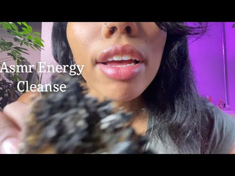Asmr close up energy cleanse (personal attention)