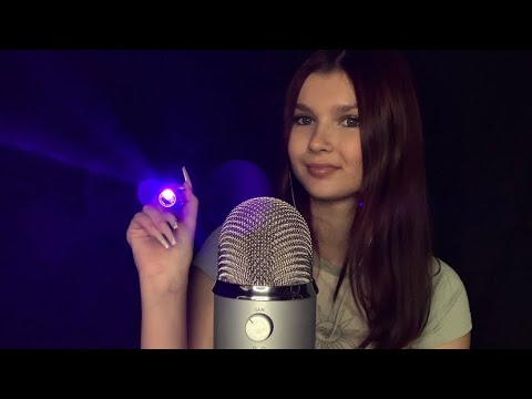 ASMR Visual Triggers (ice globes, follow the light, mouth sounds)