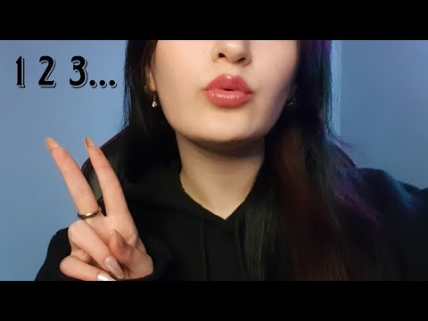 ASMR 100 kisses(counting and kissing sound)