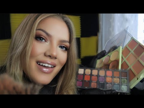 ASMR MUA Doing your NYE Makeup | Tingle Inducing Application Sounds, Soothing Personal Attention
