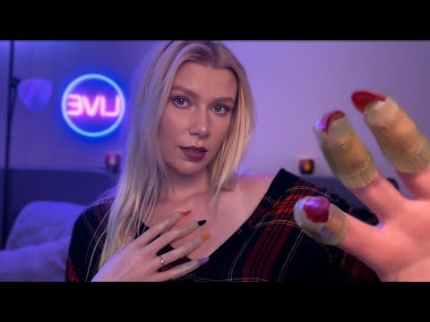 ASMR Tapping on your FACE with Witchy Fingers 🧙🏻💅🏻 (teeth, face and nail tapping)