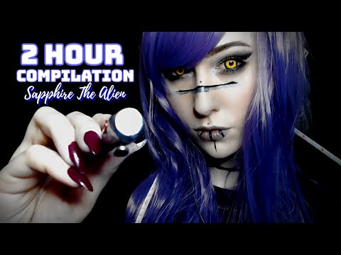 2 Hour Compilation Of Sapphire The Alien Inspections | ASMR