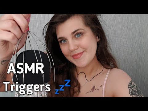 ASMR // Spoolie Nibbling / Plucking negative energy / Head massager // Triggers ♡