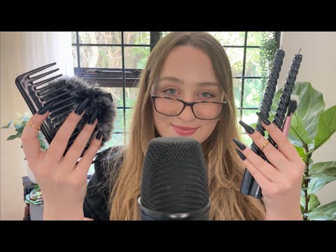 asmr ear to ear tapping & scratching (exclusive)