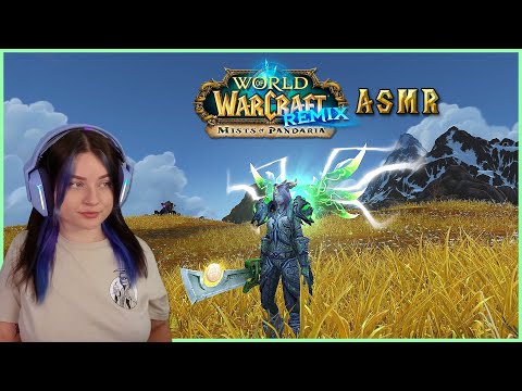 ASMR 🌸 Relaxing Leveling Session 🌸 Mists of Pandaria WoW Remix (Keyboard Typing & Mouse Clicking)