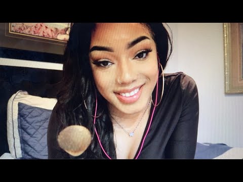 ASMR- MEAN BIG SISTER does your makeup