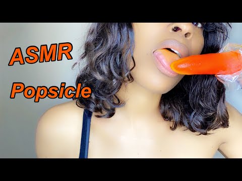 ASMR | Popsicle Eating 🥶￼