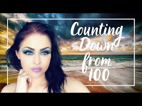 ASMR | Counting Down from 100 Slowly (x3) Simple Black & White Noir Style ASMR for Tingles and Sleep