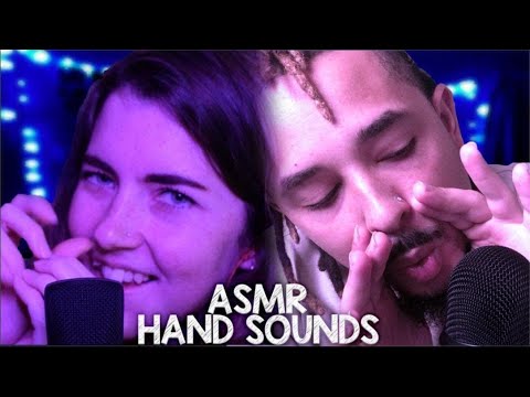 ASMR: Fast & Aggressive Hand Sounds and Mouth Sounds - Collab with ASMR Junkie!! ~~Layered Tingles~~