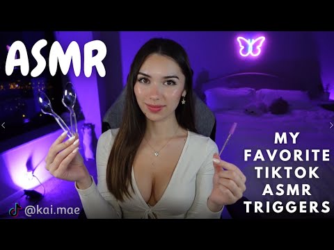 ASMR ♡ My Favorite TikTok ASMR Triggers