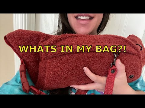 ASMR what's in my bag? (Aggressive tapping/Crinkly Sounds)