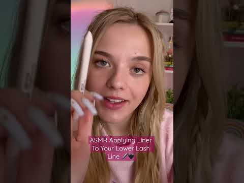 ASMR Preview: Applying Liner To Your Lower Lash Line 🖊️🖤