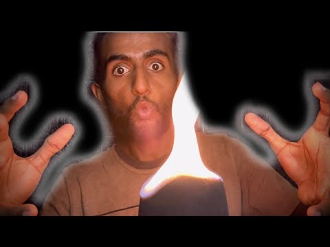 ASMR MIC SCRATCHING WITH FIRE 🔥