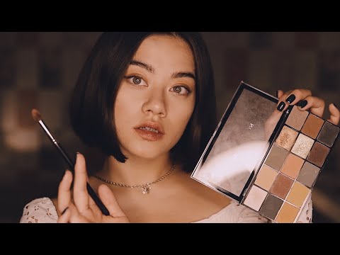 [ASMR] Gentle Make-Up for You| Face Touching| Brushes| Personal Attention| Soft Spoken| Roleplay