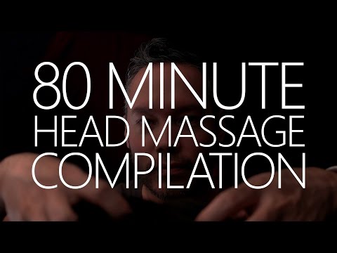ASMR ✦ 80 MINUTE ✦ Head Massage Compilation for relaxation & sleep! (4K)