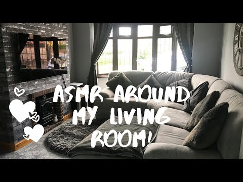 ASMR AROUND MY LIVING ROOM!
