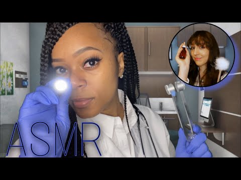 👩🏽‍⚕️ ASMR 👩🏻‍⚕️ Cranial Nerve Exam Role-play | Personal Attention | Soft Spoken | Ft ASMR with Noa