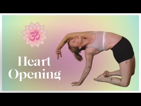 ASMR Heart Opening Yoga ❤️