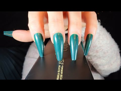 Aggressive Scratching and Tapping On Random Items | Long Nails