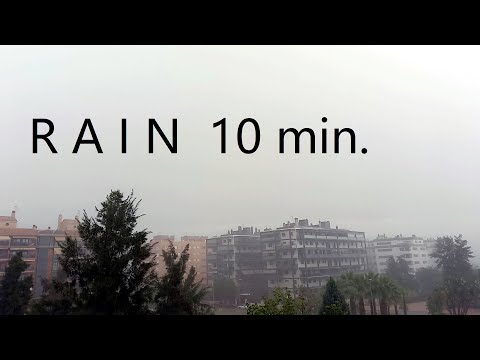 ASMR 10 minutes of RAIN in my country😌✨💤💦