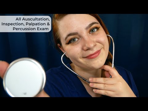 🩺 All Inspection, Auscultation, Palpation, & Percussion Examination 🌟 | ASMR Soft Spoken Medical RP