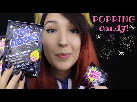 ASMR - POP ROCKS ~ Fizzy and Popping Mouth Sounds! | 3 Different Flavors ~