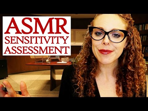 ASMR Sensitivity Test - Psychology Doctor Visit Role Play – Mouth Sounds, Ear Massage, Whispering